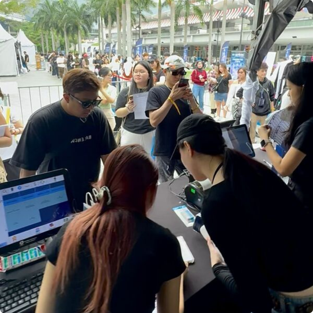 Event pop-up POS setup